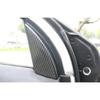 For Ford Explorer 2011-2019 Carbon Fiber A Pillar Front Triangle Cover Trim 2PCS