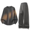 Men's Trendy Casual Hoodie and Wide Leg Pants Sportswear Set