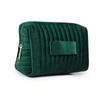 Striped Cosmetic Bag Soft Cosmetic Storage Bag
