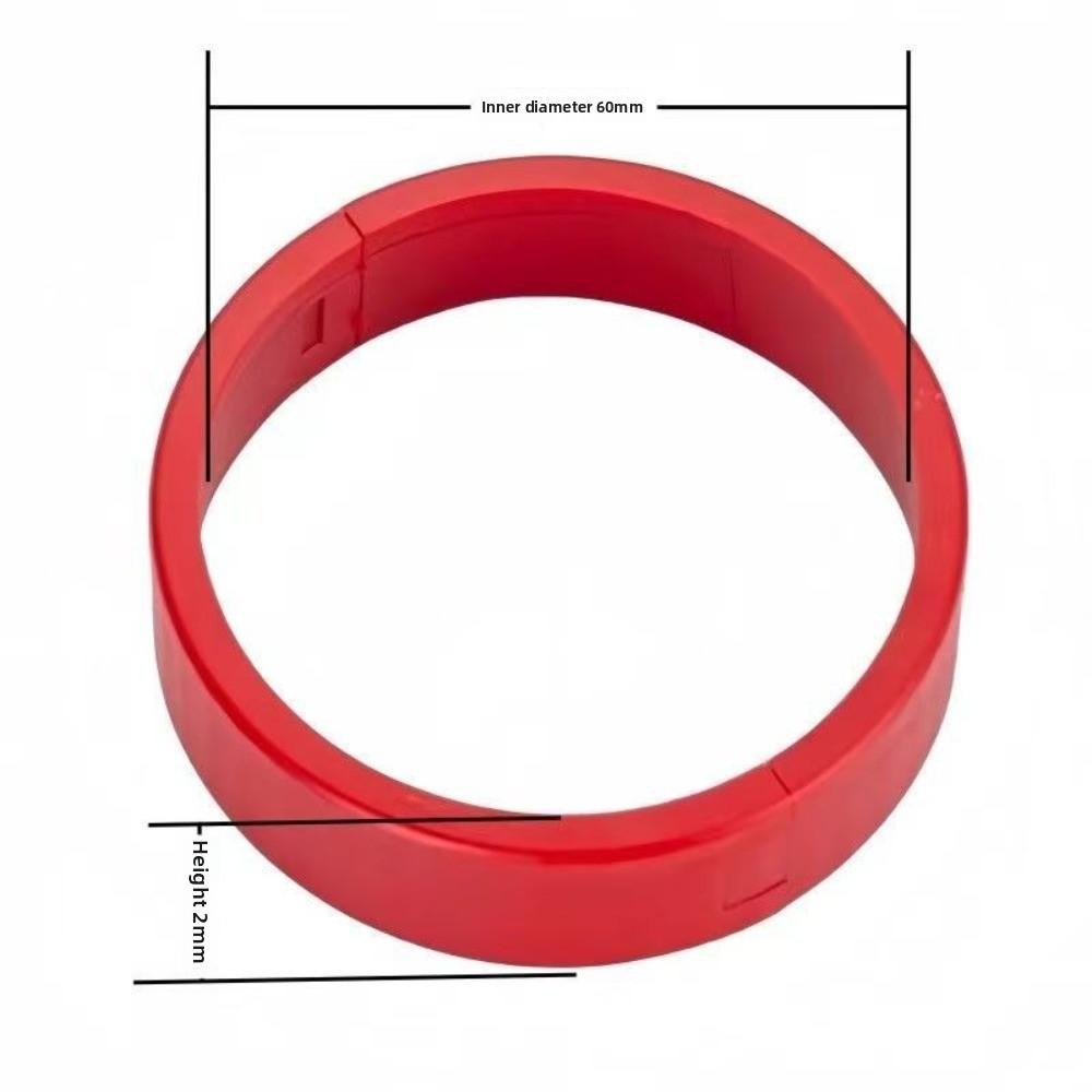 ABS Plastic Shower Faucet Cover Adjustable Wall Flange Faucet Decorative Cover Circular Split Faucet Decor