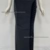 Europäisch-amerikanischer Stil Sexy Tief ausgeschnittenes Bandagen-Abendkleid mit Strasssteinen
