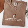 Comfort Colors Christian Halloween Shirt: Ghost, Pumpkin Spice, Jesus