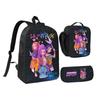 K-Pop Hunter Magic Girls New Children's Backpack DIY Customizable Unisex Student Bag Kindergarten Double Shoulder Cute Cartoon