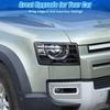 Stainless Car Headlight Lampshade Protection Net Cover Accessories For Land Rover Defender 90 110 130 2020-2025 Car Modification