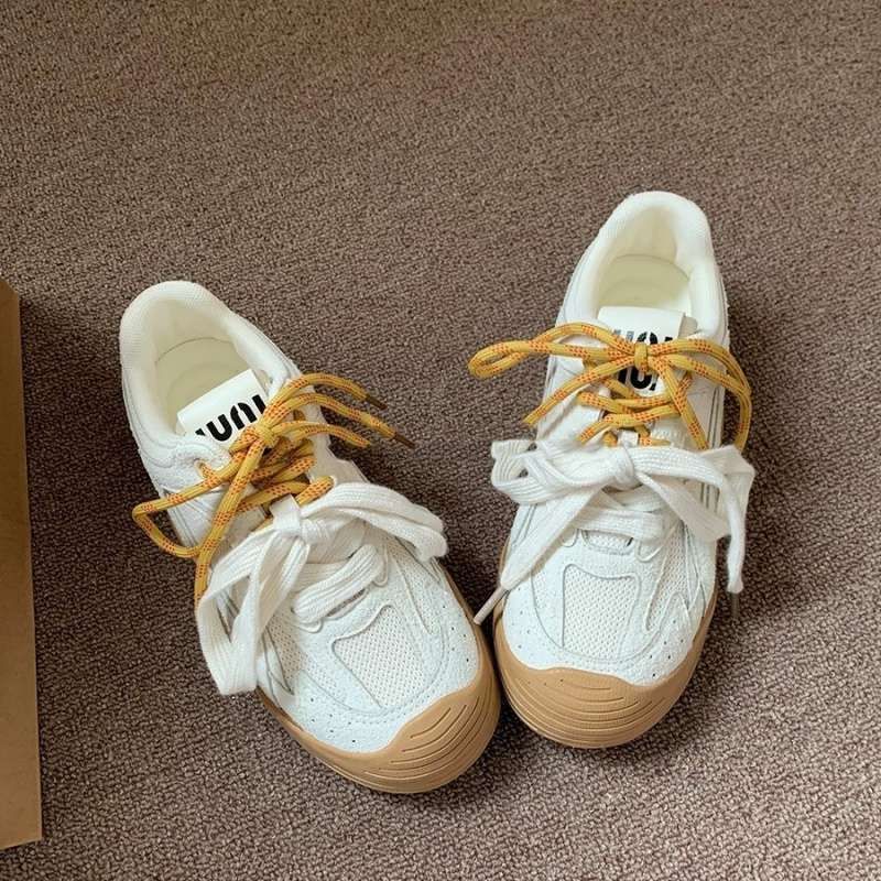 Нишевые кеды высокой ценности, не сталкивающиеся с другими моделями, женские 2025, новые летние маленькие белые кеды, дышащие и универсальные, повседневные, трендовые 40 бежевый