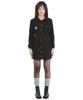 KATHARSIS Daily Cation Denim Mini Dress Brown Black S M