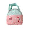 INS House Pattern Handbag Portable Multifunctional Camera Bag Large Capacity Cosmetics Storage Bag