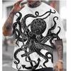Men's T-shirt short-sleeved tops Japanese style Ukiyo-e clothing