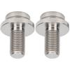 2Pcs Bicycle Titanium Alloy Crank Arm Fixing Screw Bolts for Brompton Folding Bike