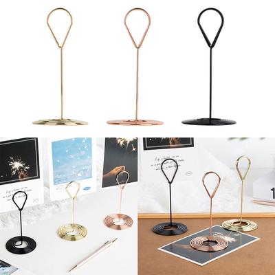 Metal Clip Table Number Holders Photo Holder Table Number Stand Perfect for Weddings and Parties