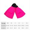 "Silicone Short Swim Fins for Children's and Adults' Freestyle & Breaststroke Training"