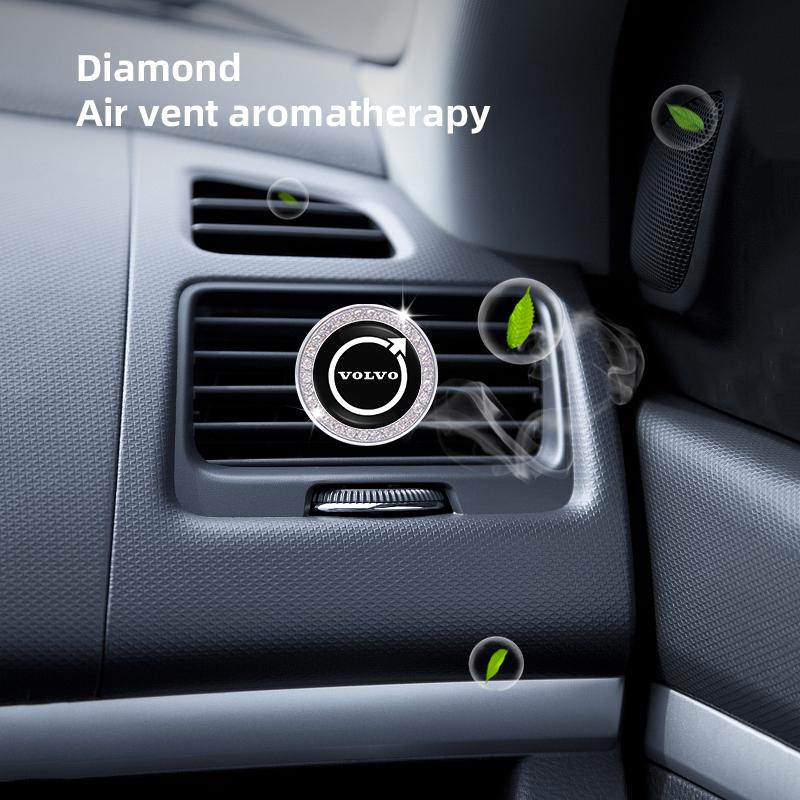 Fcvdz6 Car Fragrance Clip Air Vent Oil Perfume Diffuser Aromatherapy For Volvo XC90 V90 V60 XC60 V40 EC40 EX40 S80 S60 S90 C40 XC40 V70