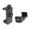 360° Rotating Phone Clip with Dual-Hole for Tripod and Selfie Stick: Supports Horizontal and Vertical Shooting with Triangular Stability