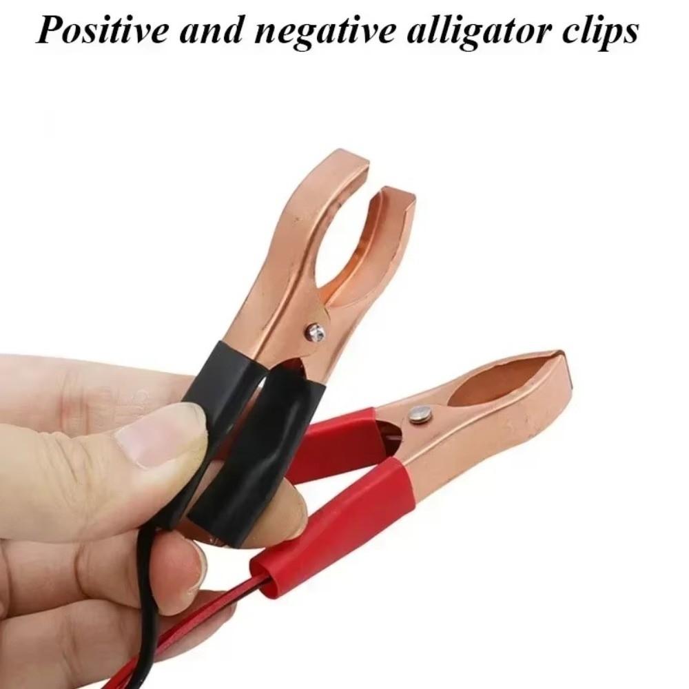 with Alligator Clips 12V Digital Battery Tester Automotive Cranking System Tester  Electrician Tool