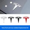 Schriftzug Logo Model 3/Y Styling Auto Motorhauben-Abzeichen Aufkleber Heckklappen-Emblem Zubehör Auto Ersatz Dekoration Aufkleber