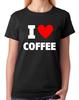 I Love Coffee Ladies T-Shirt