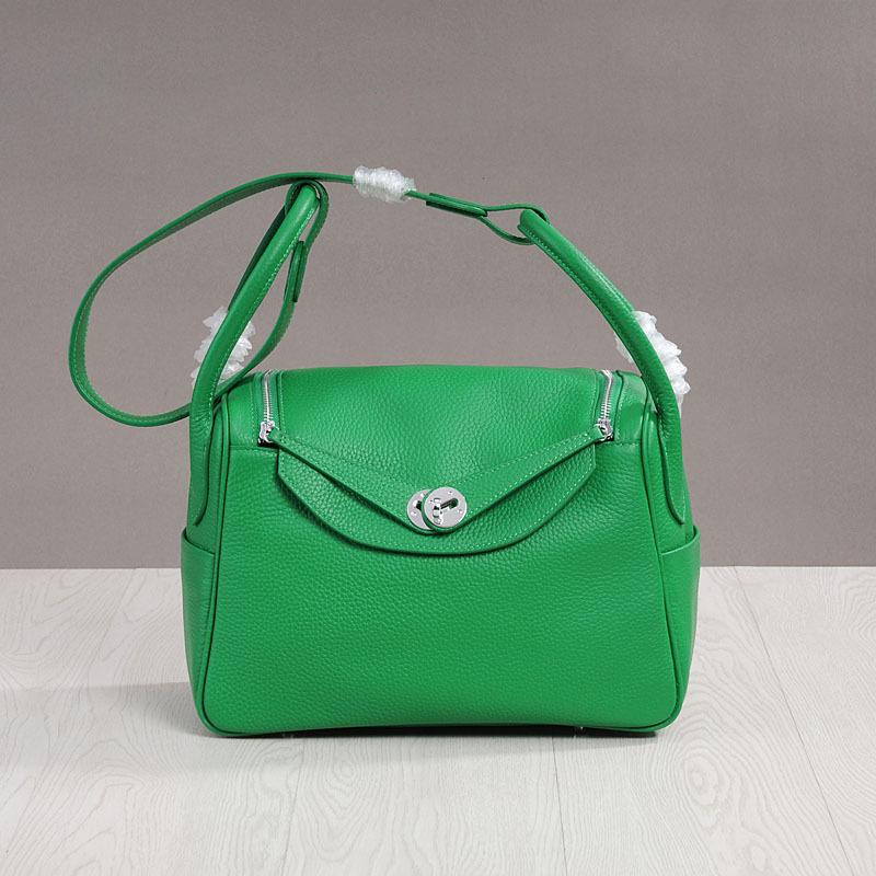 Módní taška Nová taška na léky Taška Lindi Vysoce kvalitní Vrchní vrstva Hovězí kůže Kabelka přes rameno Pravá kůže Dámská taška Explozivní