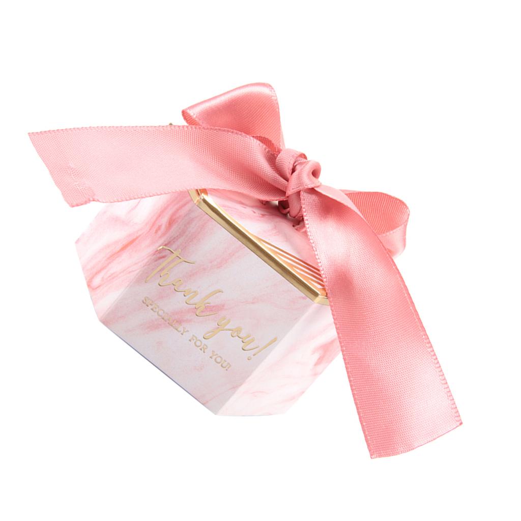 30 Pcs Candy Box Paper Gift Boxes Wedding Party Favors Ribbon