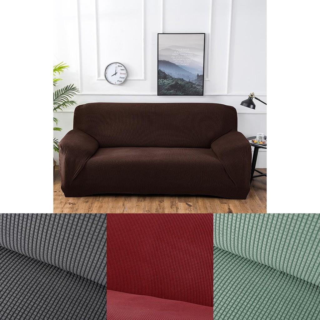 Coprisedia/Divano Elasticizzato di Lusso per la Casa, Colore Unito, per il Comfort di Tutte le Stagioni