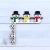 New Santa Door Corner Decor Christmas Cartoon Door Frame Decor Card Frame Sign Snowman Reindeer Xmas Charm Creative
