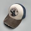 Cappelli da Baseball con Parasole per Moto Uomo Donna Cotone Stile Americano Retro Colori a Contrasto Moda Snapback Versatili Nuovi