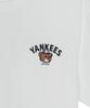 Emelbi Mega Bear Back Graphic Oversized Short Sleeve T-Shirt Ny (White)