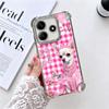 Chihuahua Puppy Teacup Dog Plating Phone Case For Xiaomi Redmi Note 14 15 Pro Plus 13 12 11 11S 11T 10 9S 9 5G Anti-Fall Airabag