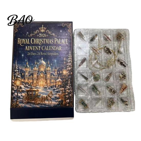 Festive Decoration for Home 2026 Nutcracker Advent Calendar, 24-Day Acrylic Ornament Set with Classic Party Favors Children Soldier Figures, Christmas