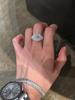 Women's Luxury 925 Sterling Silver Full Pave Diamond Ring - Original Niche Design
