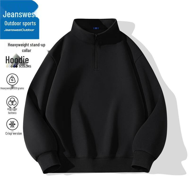 

Jeanswest Men s Half-Zip Pullover Sweatshirt 2XL