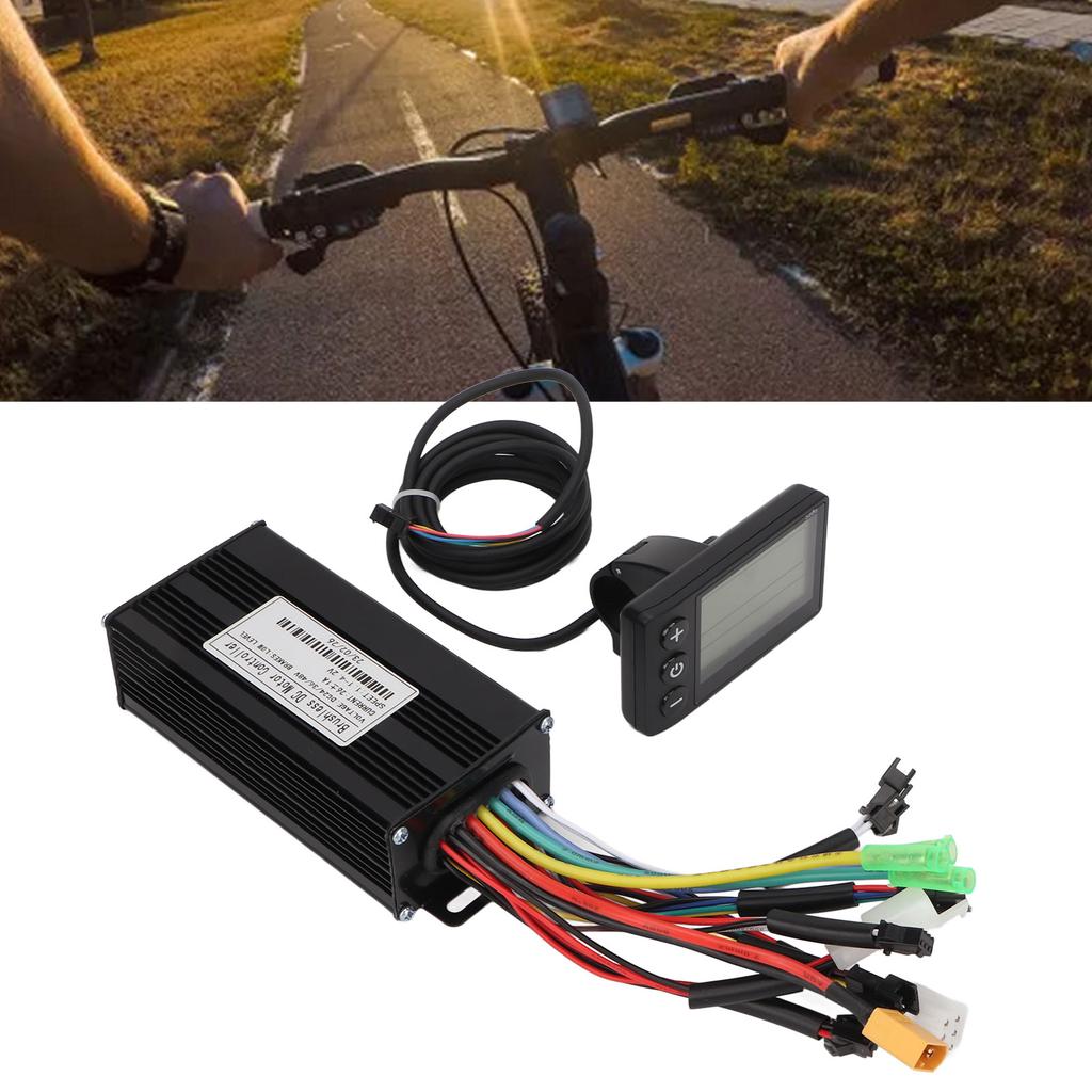 24V 36V 48V 750W 26A 3 Mode Sine Wave Controller with LCD Display Electric Bike Brushless Motor Controller Display Upgrade Kit