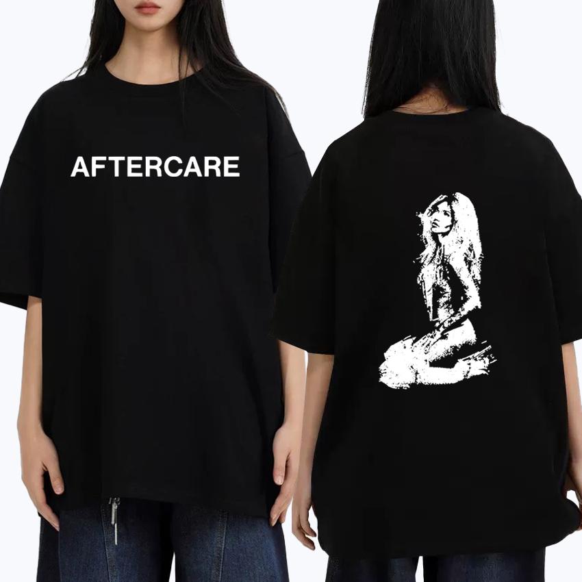 Hot Sale 2025 Nessa Barrett Merch Unisex Oversized T-Shirt Aftercare Album New Short Sleeve 100% Cotton Summer Men Women Tops