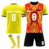 Personalised Shirts Kit Mens Girls With Name Number Custom Football Jerseys For Boys Training Suit