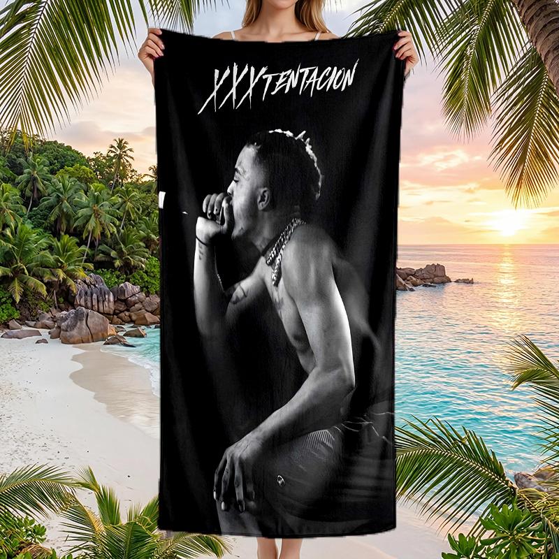 Xxxtentacion Fashion Beach Towel: Ideal for Summer Adventures Soft, absorbent and quick drying suitable for swimming and bathing