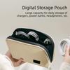 New Portable Storage Bag Waterproof Large Capacity Earphone Case Multifunctional Cable Organizer Travel