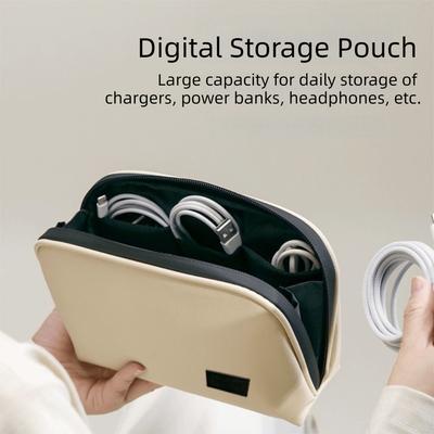 New Portable Storage Bag Waterproof Large Capacity Earphone Case Multifunctional Cable Organizer Travel