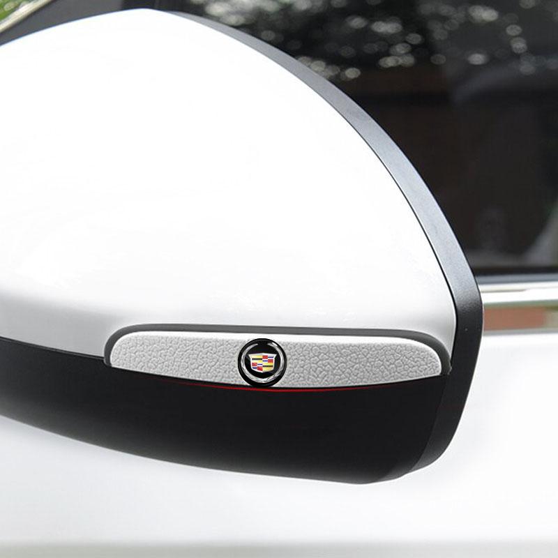 Car Door Anti-Collision Strip Rearview Mirror Protection Sticker For Cadillac CTS STS DTS SRX XLR ATX Escalade Seville Tiburon