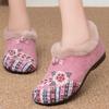 Shoes cotton shoes snow boots large size embroidered boots ethnic wind cotton boots thickened short boots