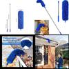 Gutter Cleaning Brush With Telescopic Extendable Pole For Home Maintenance And Dust Removal