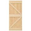 Porte Coulissante - VIDAXL - 80x210 cm - Bois de Pin Massif - Installation Facile - Durable