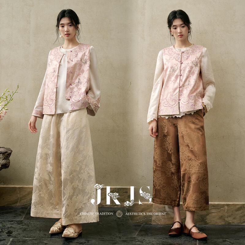 JK&JS Shuyingchen Rayon Jacquard New Chinese Style Vest