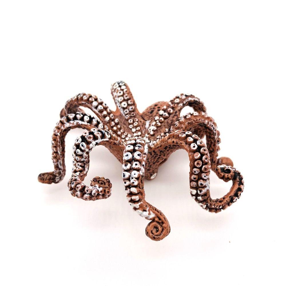 Handmad Octopus Action Figures Toy Statue Crab Model Figurines  Desktop Decorative