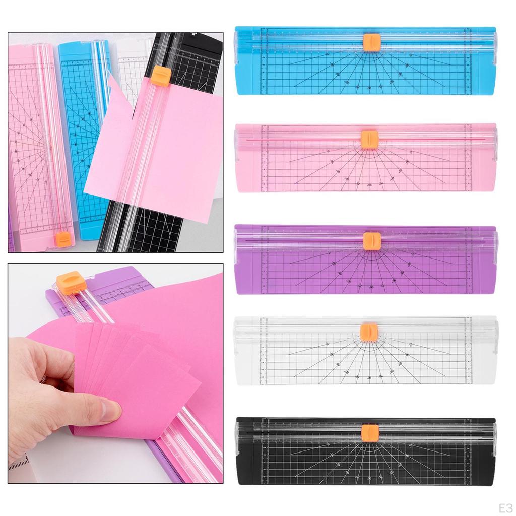 Coupe-papier créatif, massicot photo, coupon décoratif, règle latérale légère