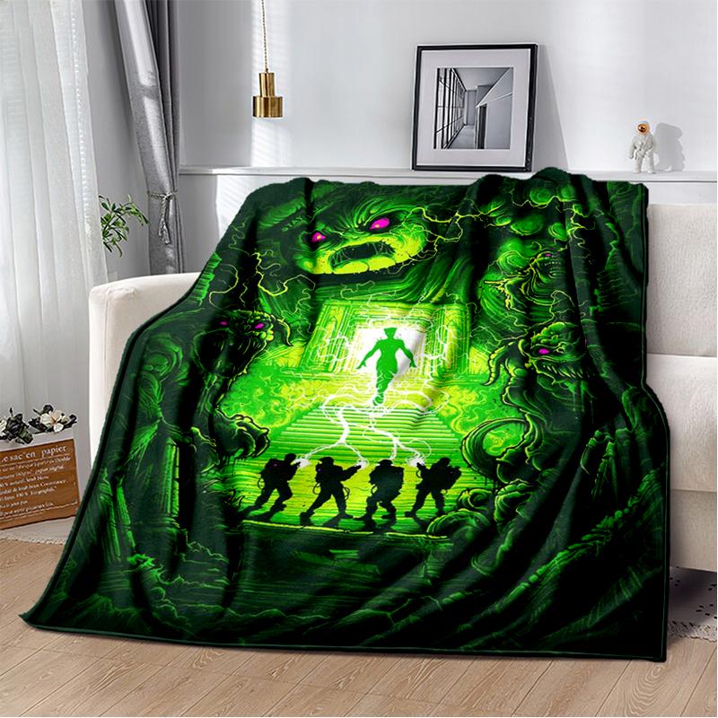 27 Style New G-Ghostbusters Horror Movie Cartoon Blanket,Soft Throw Blanket for Home Bedroom Bed Sofa Travel Picnic Cover Kids