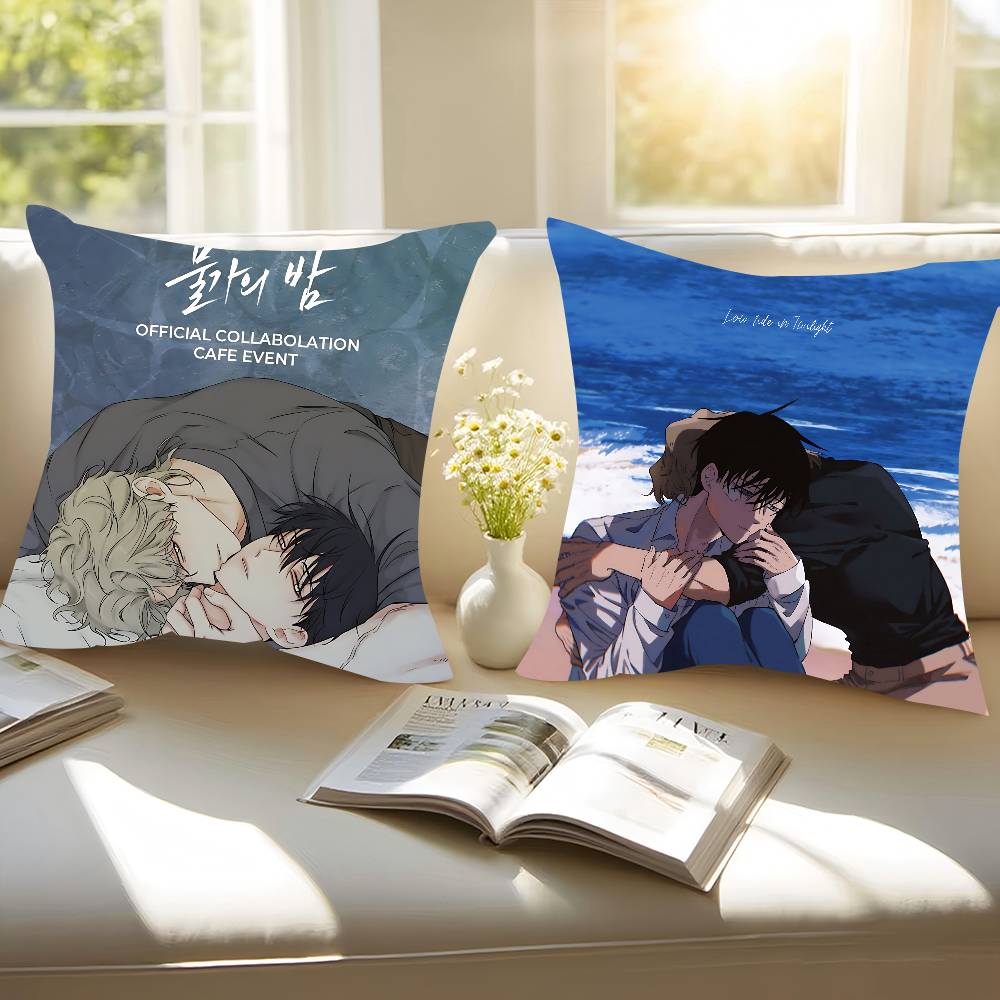 Anime Low Tide In T-Twilight Pillow Case Removable Washable Cushion Cover – All-Season Soft Linen