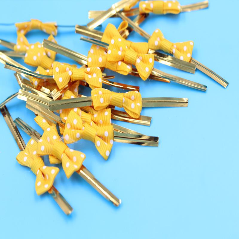 Bow Tie Twist Tie for Packaging: Lollipop, Pastry, Biscuit, Bread Bag Sealing Wire