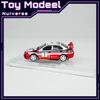 Cwvjgx1 BM Mitsubishi Lancer EVO V Gruppe A 1998 Rallye Catalunya 1:64 Hochdetail-Druckgusslegierung Simulation Sammlerauto-Modell Perfektes Geschenk