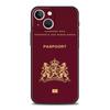 Morocco Ukraine Passport For iPhone 11 12 13 15 14 Pro Max Phone Case X XR XS 7 8 Plus SE 2020 Luxury Black Soft Cover Funda