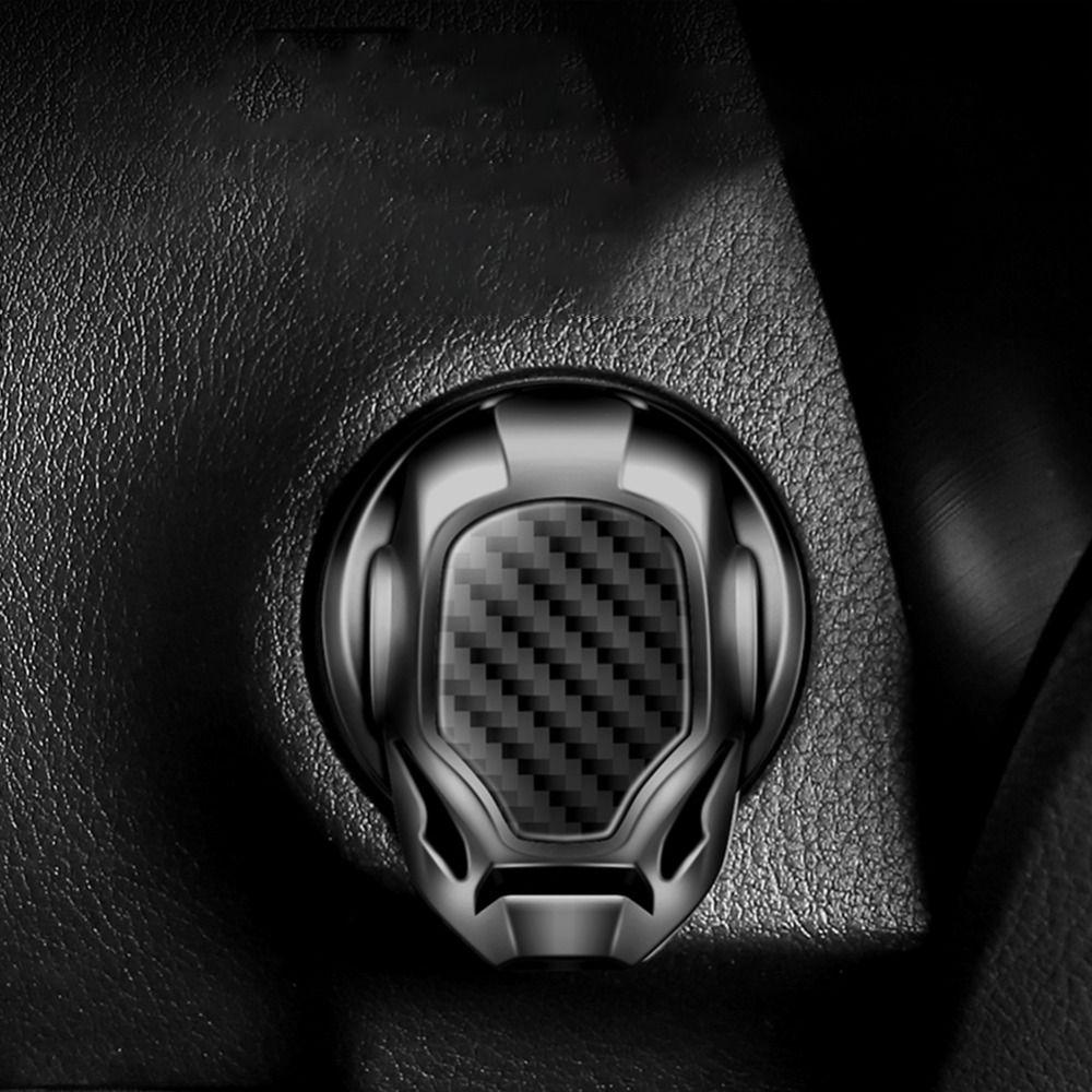 Decoration Protective Cover Start Stop Button Engine Ignition Button Cover Car Interior Protector