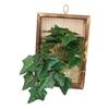 Wall Framed Artificial Plant Faux Greenery Plant in Frame Wall Decor Hanging
